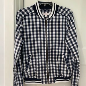 Spring Jacket black and white checkered